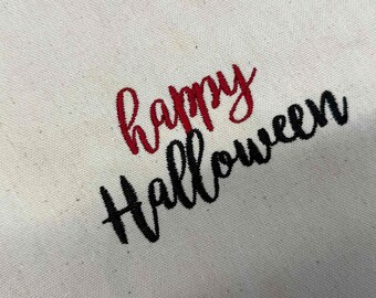 Happy Halloween Embroidery Design, Instant Download,DST JEF PES files