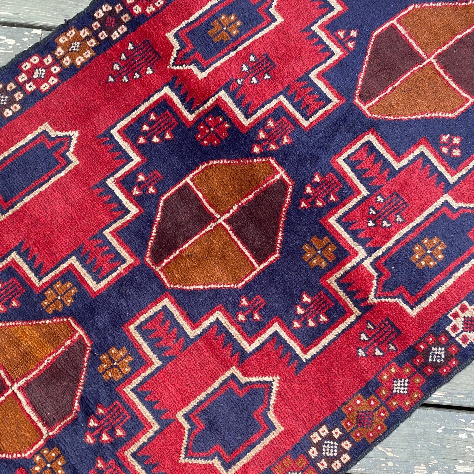 Afghan Kazakh Rug main image 1