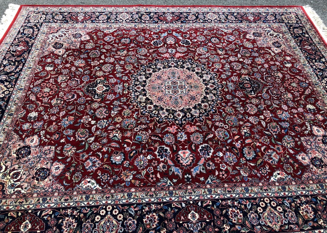 Brand New Handmade Floral Chinese Area Rug, Traditional Oriental ...