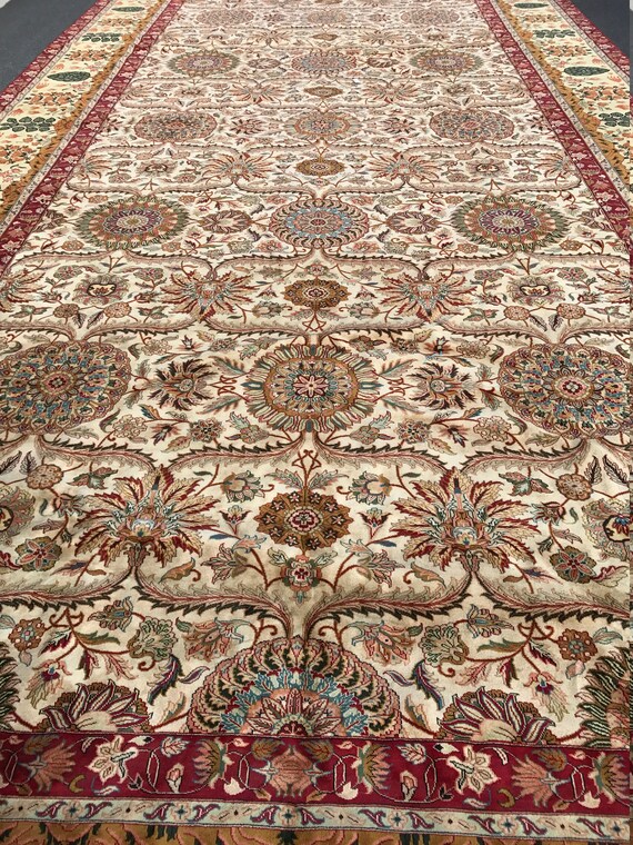 Elegant Brand New Handmade in India Palace Size Floral Rug - Etsy
