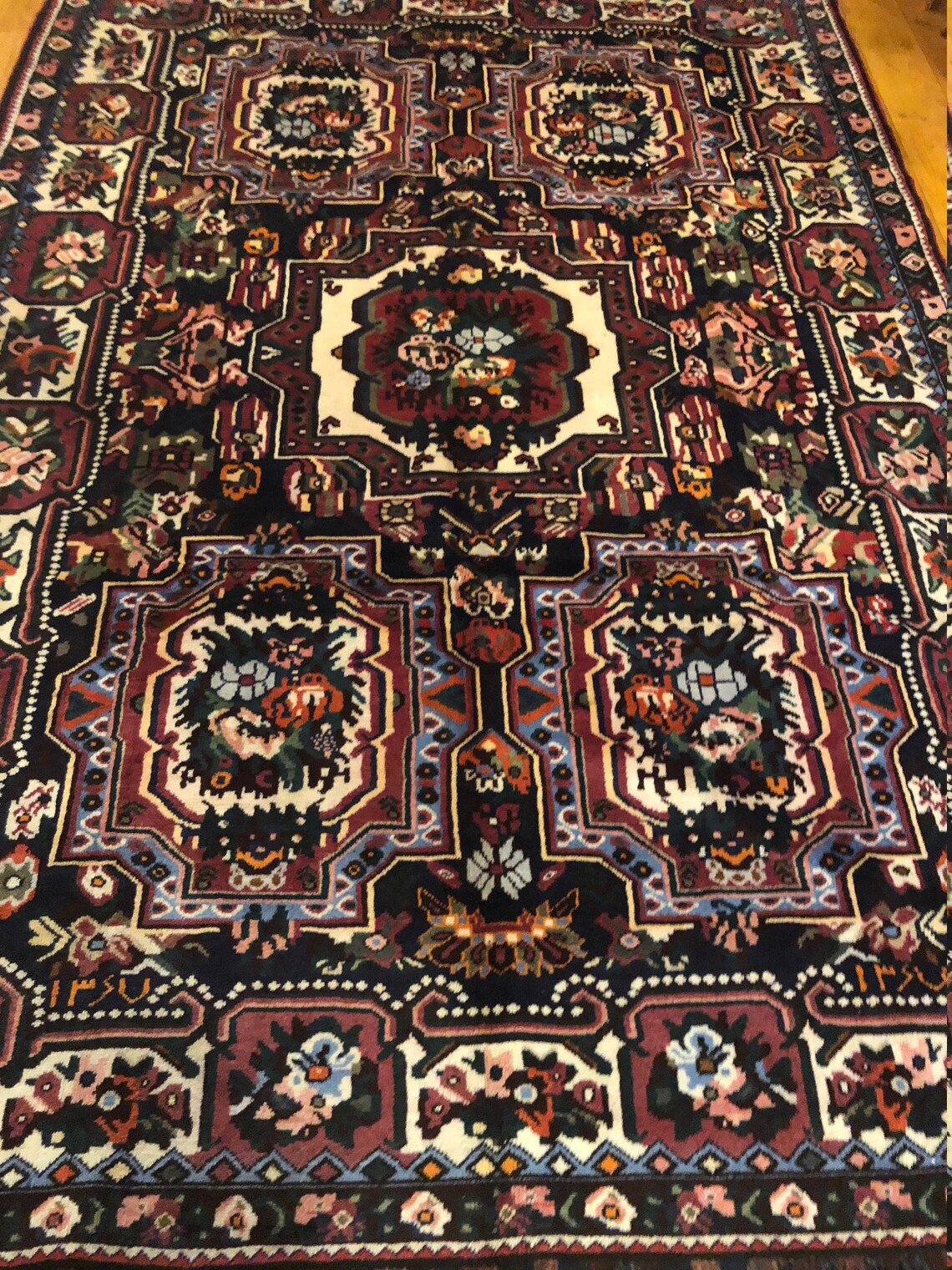 Vintage High Quality Handmade Oriental Area Rug Tribal Etsy