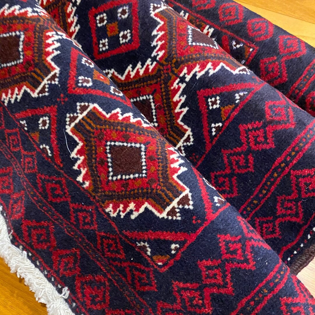 Mini Afghan Kazakh Rug