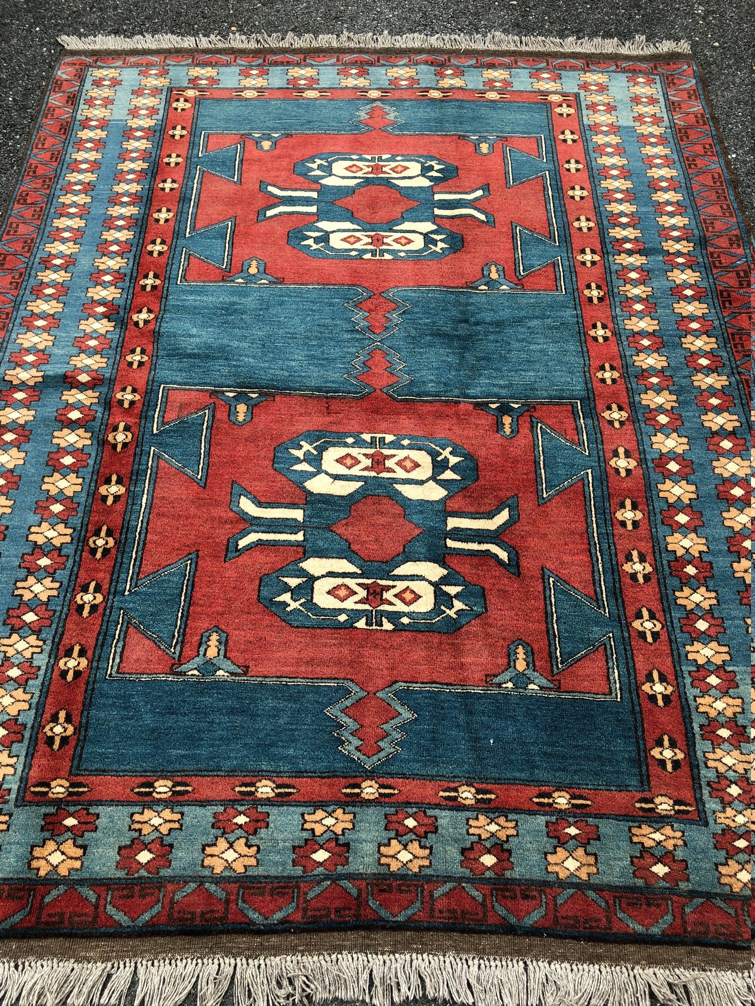 Afghan Kazak rug 1980s アフガンカザックラグ Afghan Kazak rug 1980s アフガンカザックラグ 【公式通販】