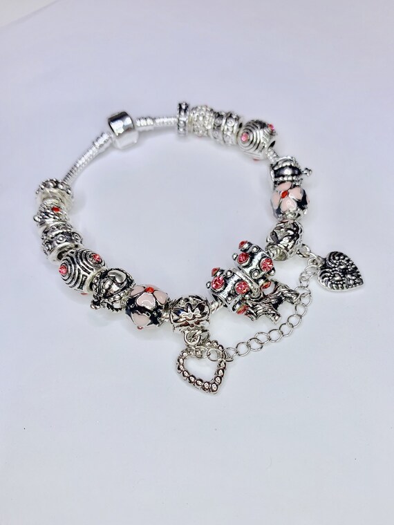 Princess Charm Bracelet Pandora Style 