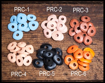 13-18mm Cornflake rondelle beads, Ceramic beads, donut rondel washer, donut washer beads ,Coarse Donut, PRC0140x20