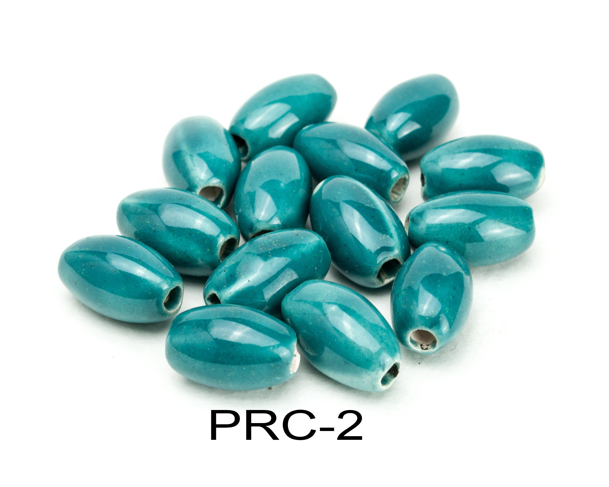 Glazed Ceramic Tube Beads 15x10mm Ceramic Nut Beads 15mm Etsy UK