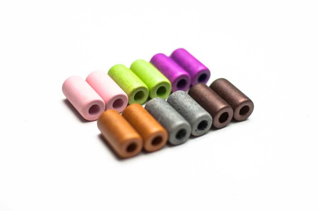 25x10mm Large Ceramic Tube Beads Tube Beads 25mm Large Etsy