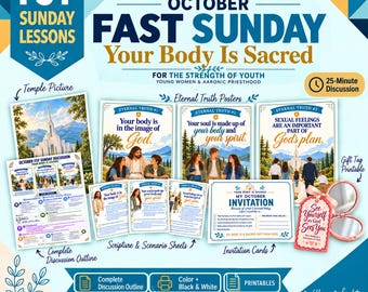 October 2026 FSY Fast Sunday Lesson | Your Body Is Sacred | Young Women Young Men | LDS Youth | YW Discussion | For the Strength of Youth
