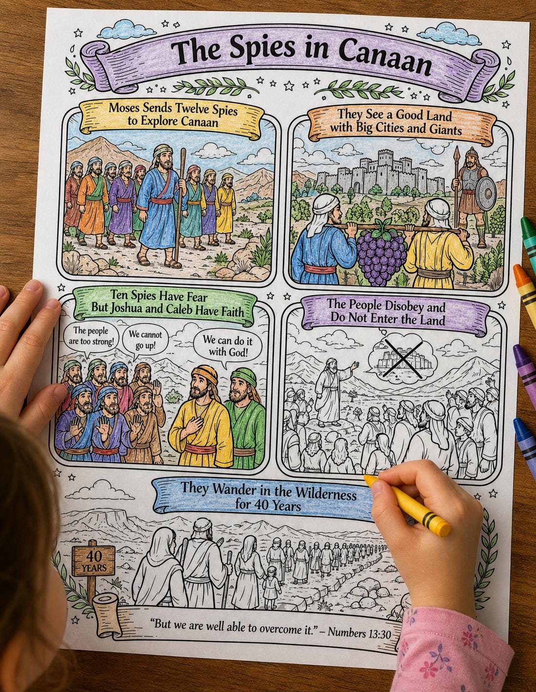 Numbers 11:14 Old Testament 4 Activity Pages | Brass Serpent Coloring Pages | Numbers ...