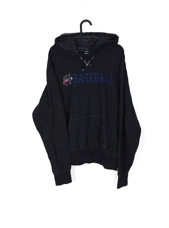 Nike Vintage Hoodie Black / Nike Oversize Hoodie /