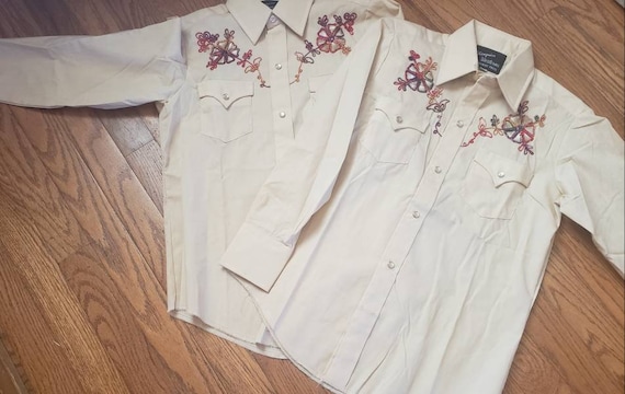 Youth Vintage WESTERN pearlsnap shirts. Champion W
