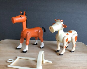 fisher price farm animals vintage