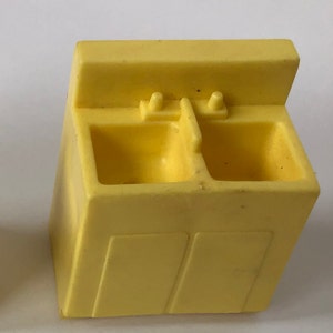 Vintage Fisher Price Little People, Choose from yellow kitchen sink