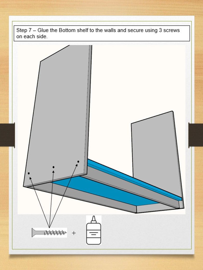 DIY Montessori Playshelf PDF build plans / PDF Woodworking Plans / Digital Download image 4