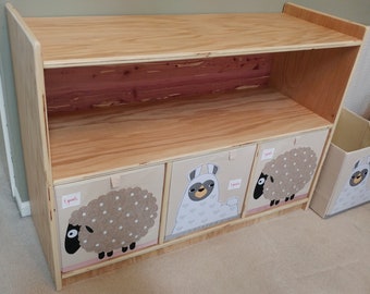 DIY Montessori Playshelf PDF build plans / PDF Woodworking Plans / Digital Download