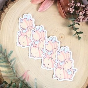 Catbee Pile Sticker | Cute Sticker, Clear Vinyl Sticker, Waterproof Sticker, Cute Stationery, Planner Sticker, Kawaii Sticker, Laptop Decal