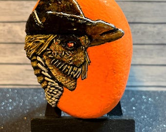 Scarecrow Sculpted/Painted stone