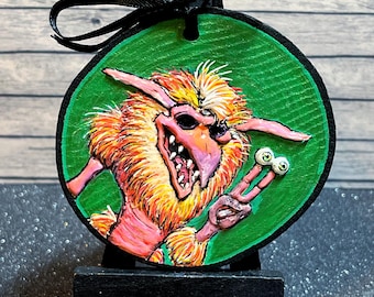 Labyrinth Firey Hand made Christmas Tree Decoration