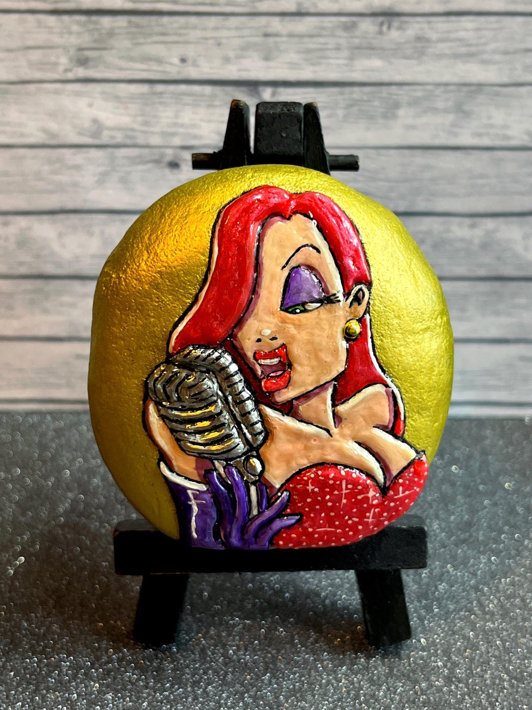 Jessica Rabbit Sculpted Jessica Rabbit (who Framed Roger Rabbit) Hand Sculpted/painted Stone - Etsy