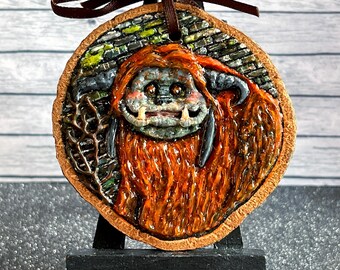 Labyrinth (Ludo) Christmas Tree Decoration Hand sculpted in pearl effects (Craft Resin) and painted in acrylic