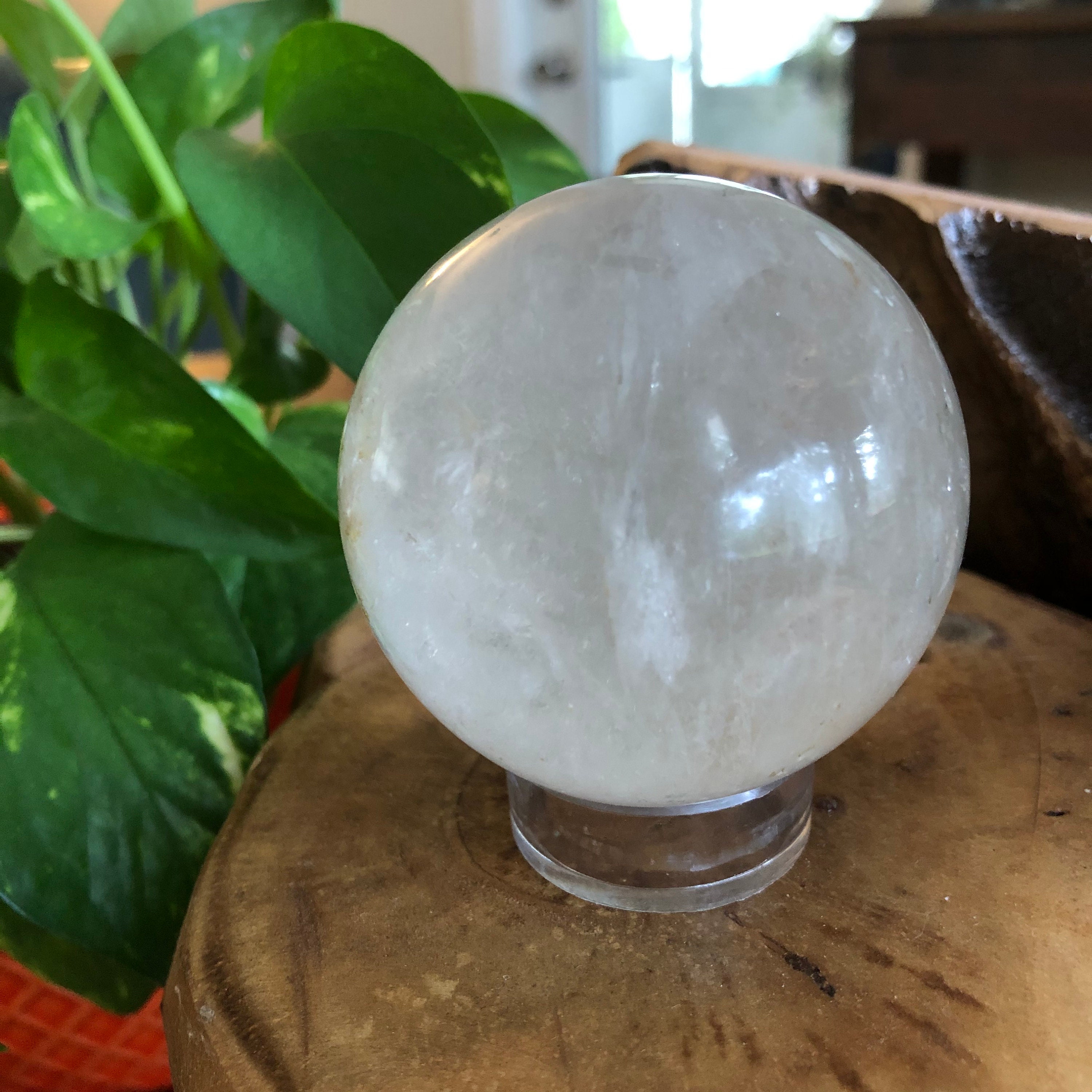 Clear Quartz Sphere 58mm Etsy