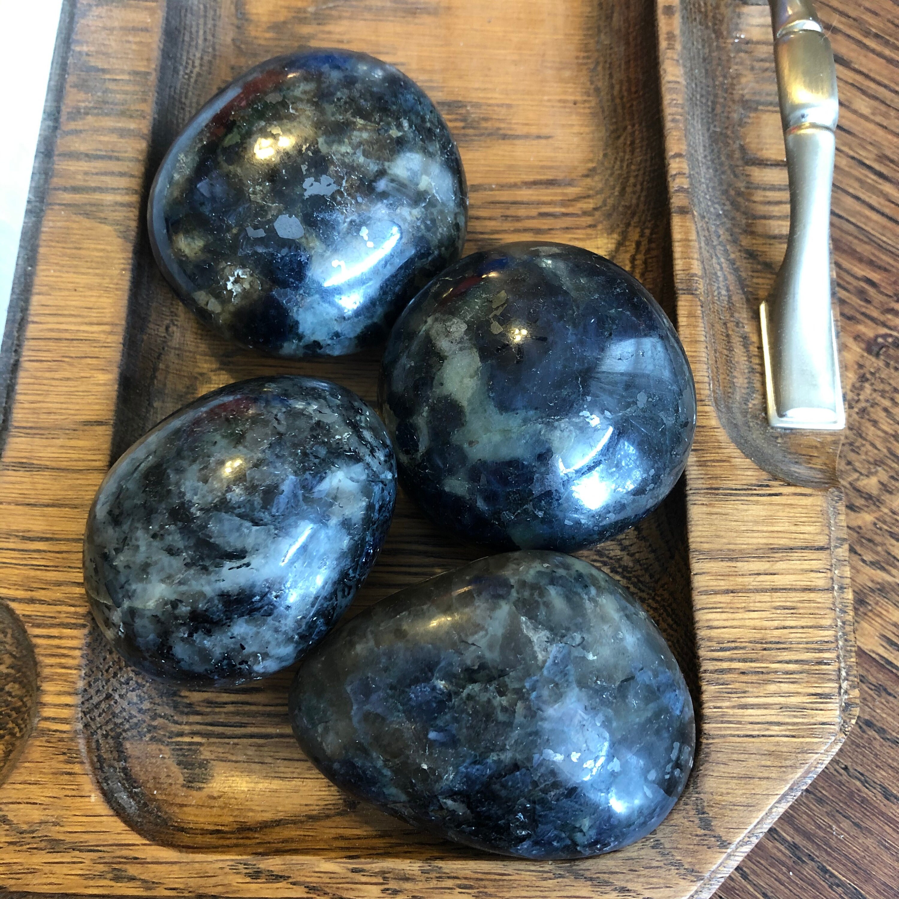 Cordierite Iolite Palm Stone You Choose Etsy