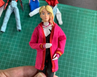 Handmade 1/12 Sweater Cloth For SHF spider#girl, gwen Action Figure (No Figure)