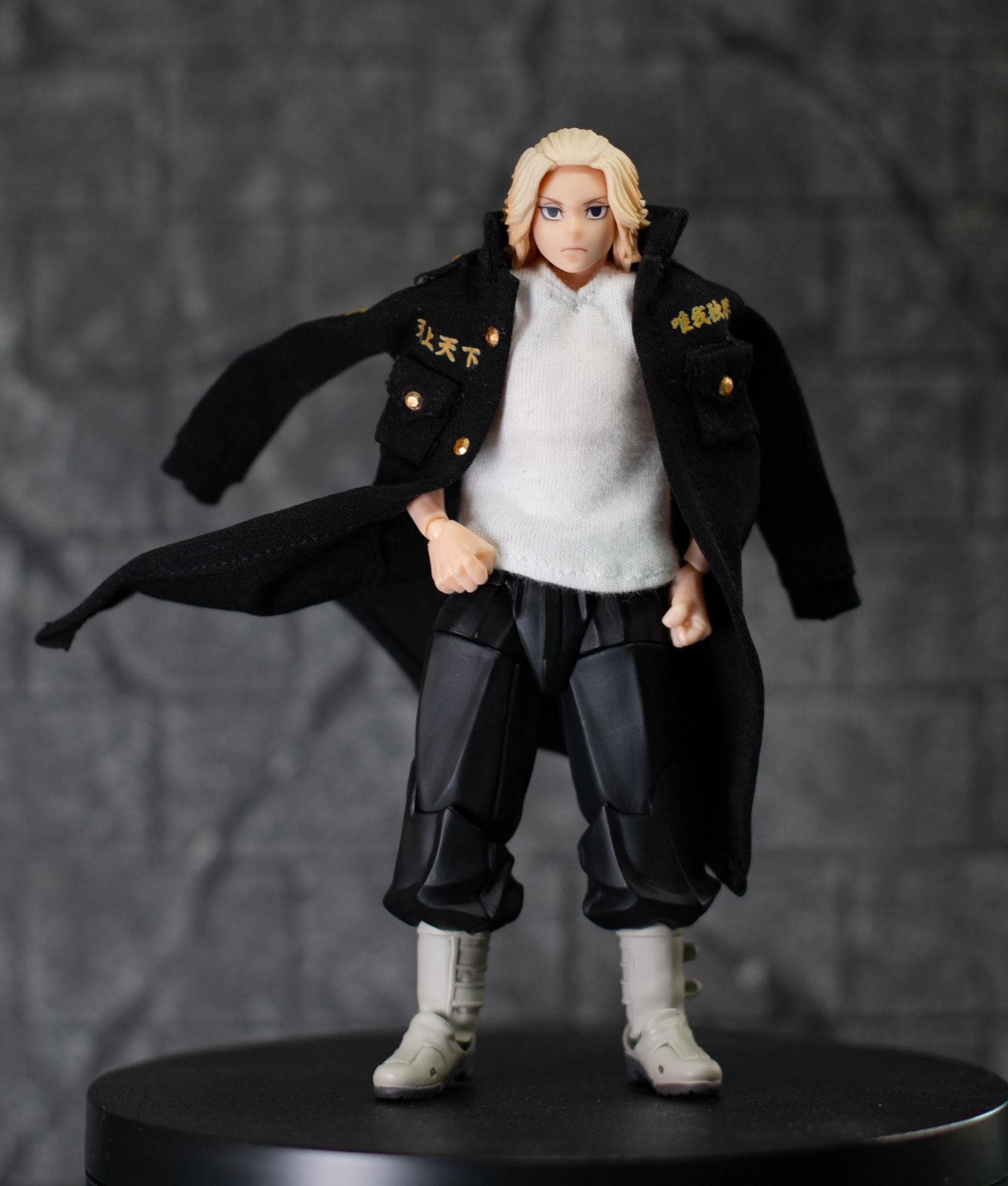 Handmade 1/12 Scale Overcoat for Manjiro Sanoo Action Figure (no