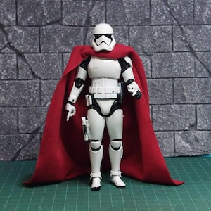 Handmade 1/12 Red Cape For Shf stromtrooper Action Figure (Unbrand, No Figure)
