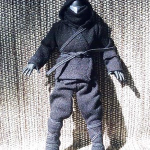 Handmade 1/12 ninja set clothes for ML,shf action figure (No Figure)