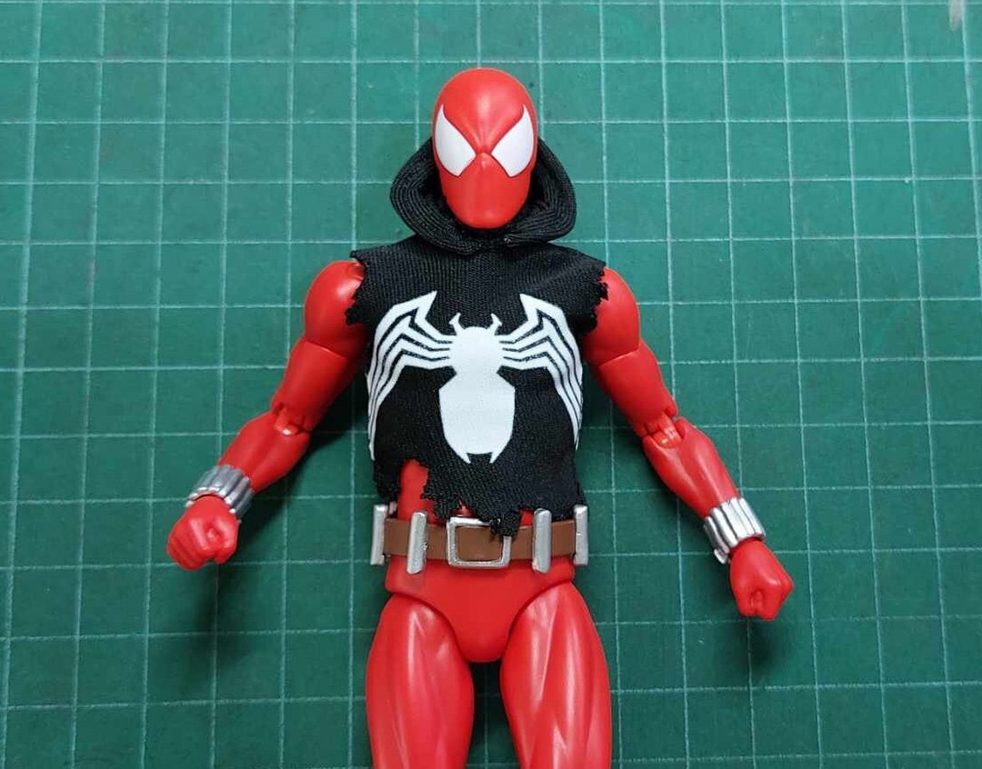 MEDICOM TOY - SCARLET SPIDER BLACK COSTUME セット Mess Toys Spiderman Black Suit Neighbor Messtoys Spider Man
