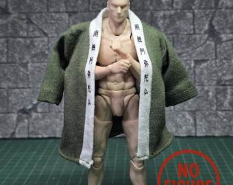 Handmade 1/12 green cape for body Romankey action figure (No Figure)
