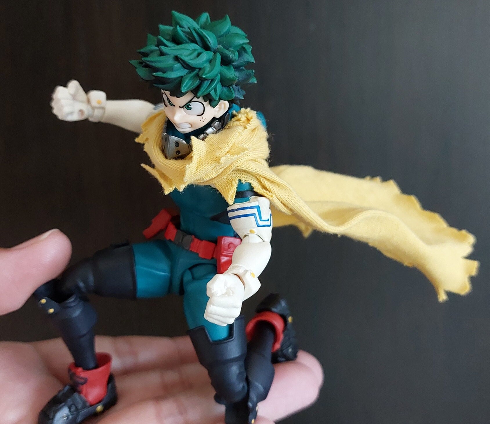 Handmade 1/12 Cape for Deku My Hero Action Figure Yamaguchi