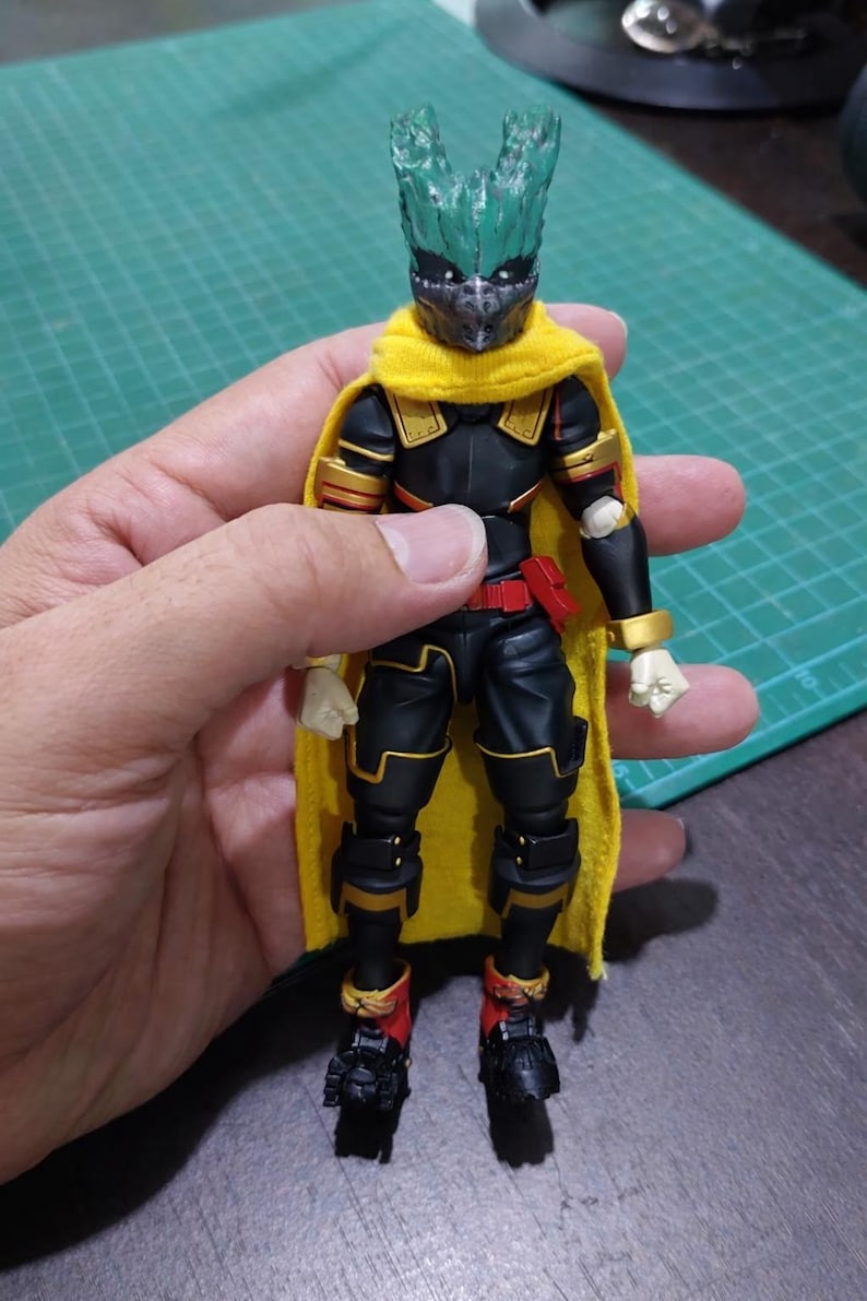 Testa dipinta e stampata a mano in scala 1/12 per action figure (corpo non incluso) immagine 2