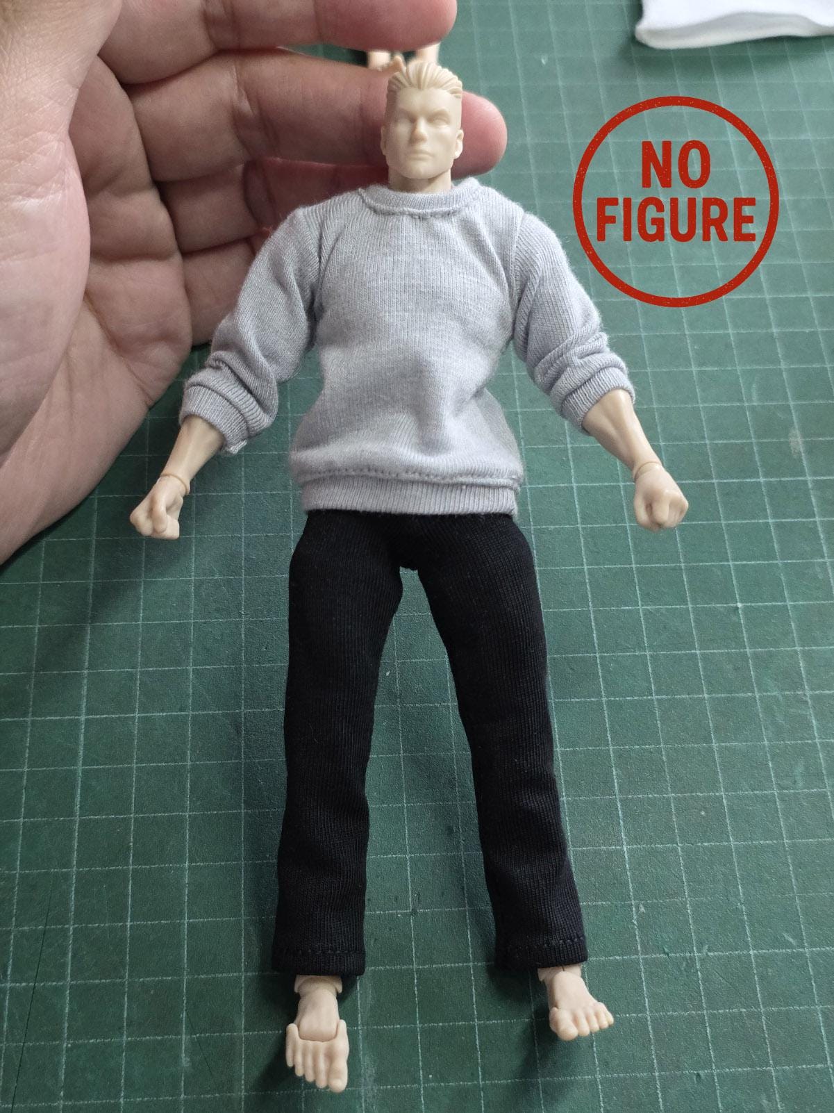 1/12 Scale Action Figure Outfit: Handmade Shirt & Pants Set (no Figure ...