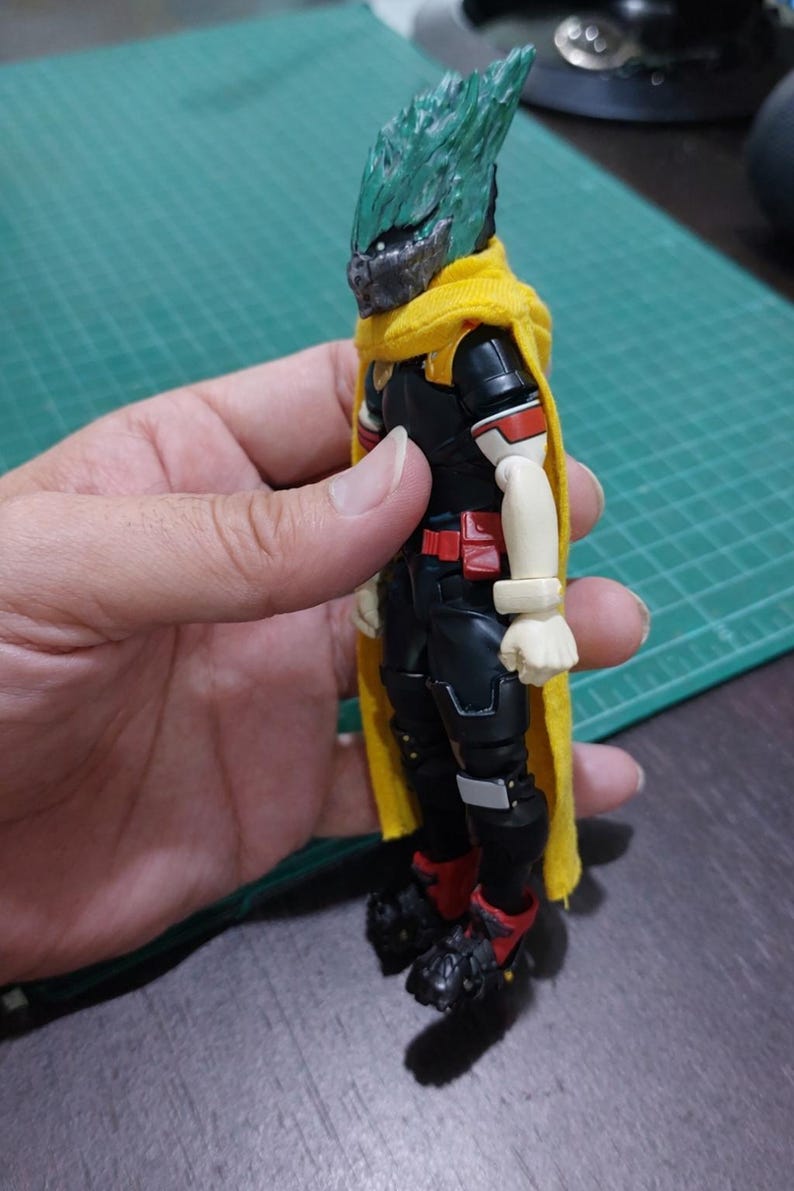 Testa dipinta e stampata a mano in scala 1/12 per action figure (corpo non incluso) immagine 8