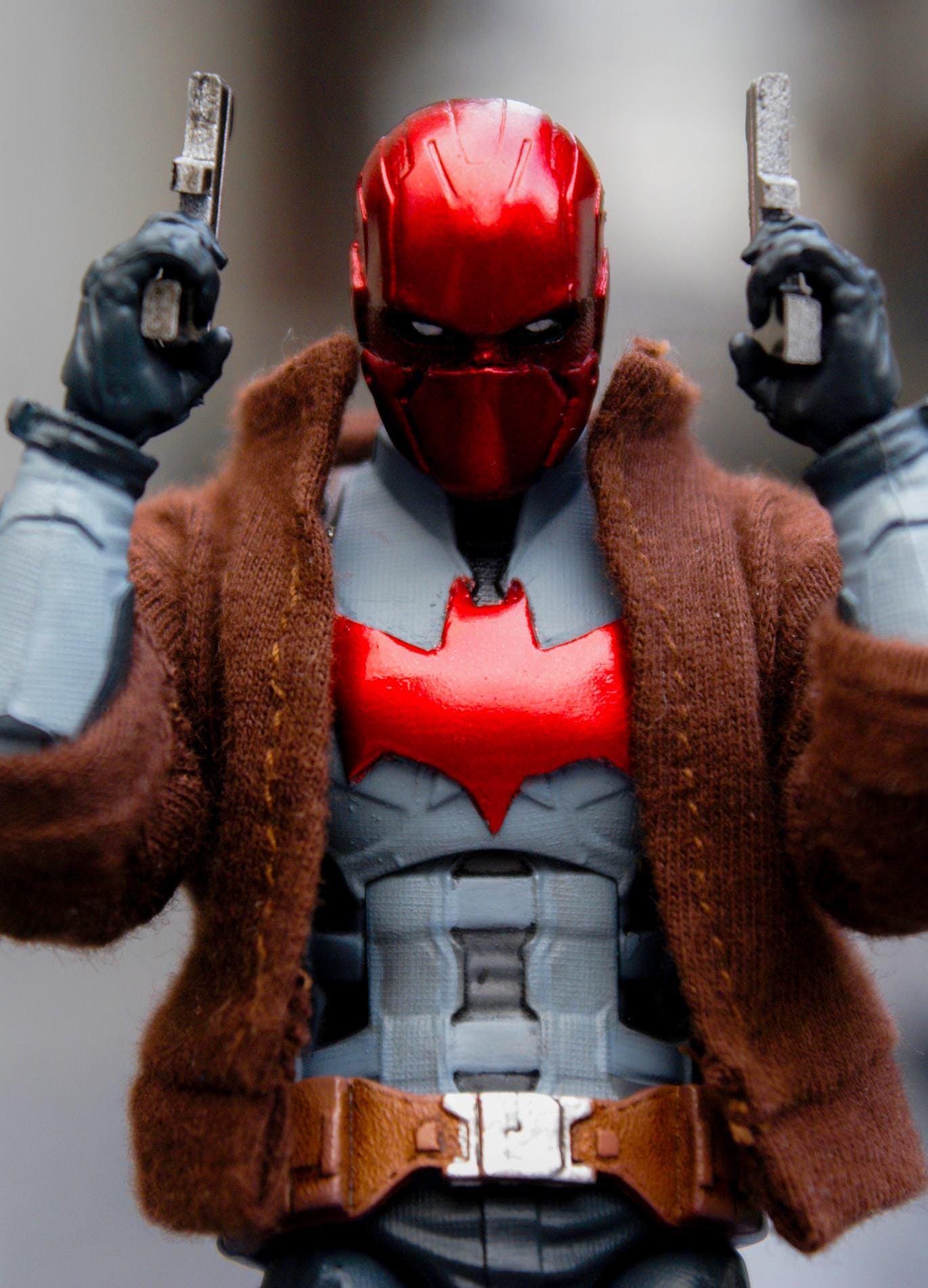 Handgemaakt 1/12 bruin jack voor ML Red Hood-actiefiguur Arkhamm (geen  figuur) - Etsy België, image size:1371x1902