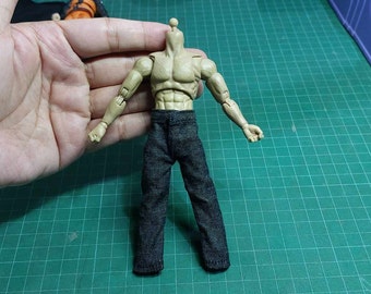 Handgemachte 1/12 Long Jeans für Actionfiguren (Keine Marke,Keine Figur)