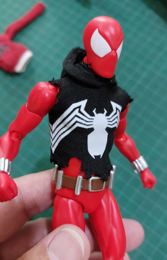Handmade Hoodie 1/12 for Scarlet#spider#man Action Figure