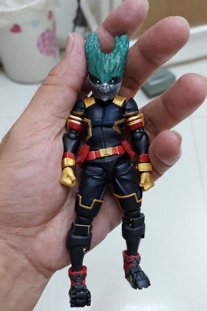 Testa dipinta e stampata a mano in scala 1/12 per action figure (corpo non incluso) immagine 4