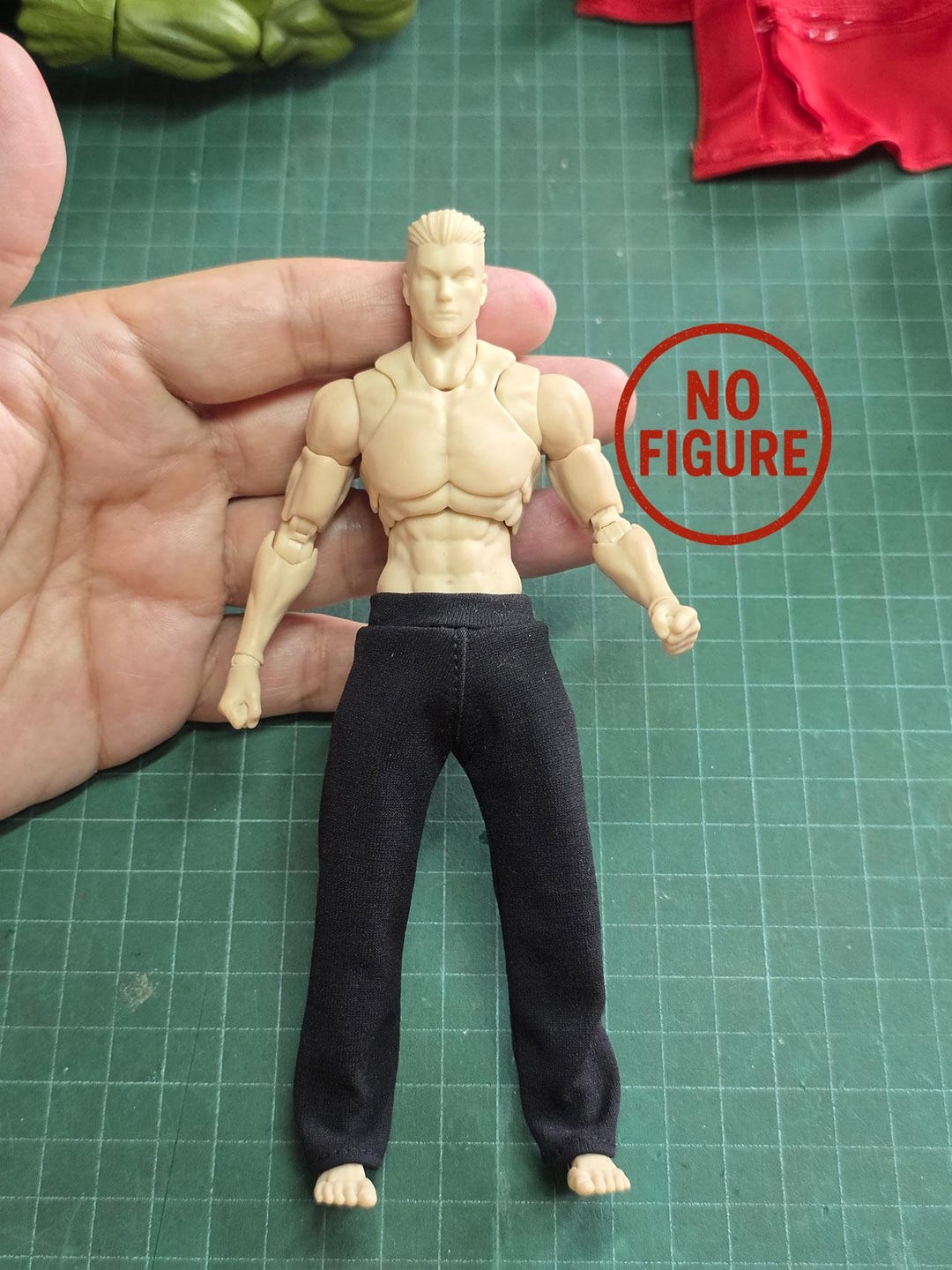 ハンドメイド 1/12 ロマンキーアクションフィギュア用ボディ ブラック 