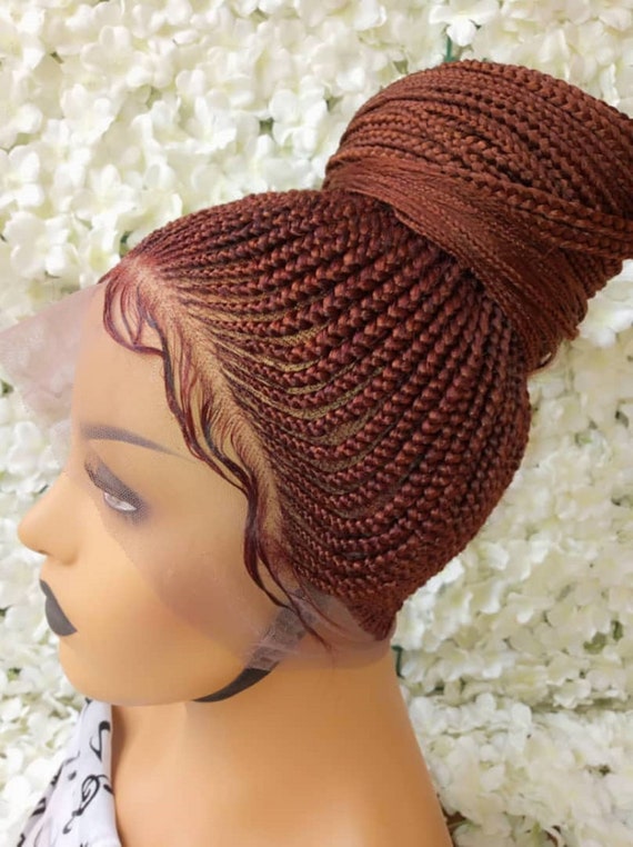 Full Lace Cornrow Custom Made On Lace Wigs Braided Wig Box Braids Lemonade Braids Goddess Braids Braided Wig Tribal Braids