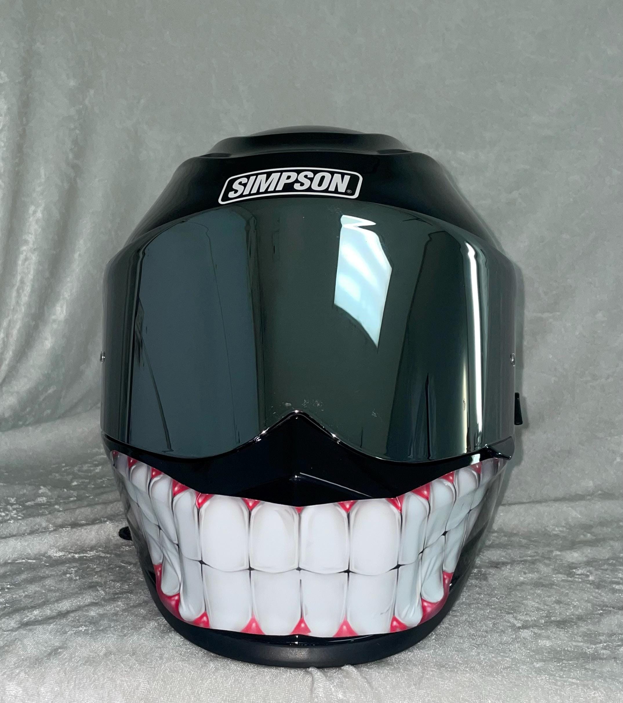 Motorcycle Helmet Smile