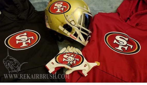 San Francisco 49ers Motorcycle Helmet - Etsy