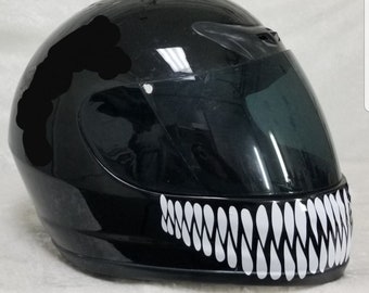 NEW VENOM Motorcycle helmet decals