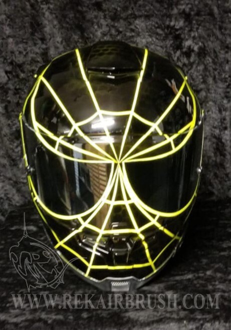 Spiderman Custom Airbrushed Motorcycle Helmet - Etsy Spiderman Custom Airbrushed Motorcycle Helmet - Etsy