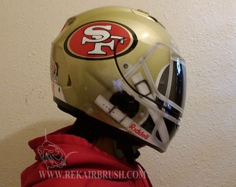 San Francisco 49ers Motorcycle Helmet