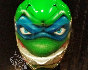 TMNT Teenage Mutant Ninja Turtle custom painted airbrushed motorcycle Helmet