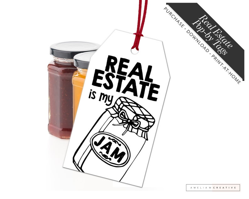 Real Estate is My Jam Popby Tags for Realtors Etsy