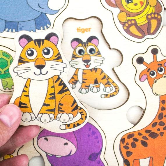 wooden puzzles for 1 year olds